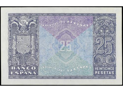 ESTADO ESPAÑOL. 25 Pesetas. 9 Enero 1940. Herrera. Serie B. 