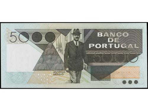 BILLETES EXTRANJEROS. 5.000 Escudos. Enero 1986. PORTUGAL. A