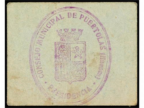 ARAGÓN-FRANJA DE PONENT. 2 Pesetas. C.M. de PUÉRTOLAS (Huesc