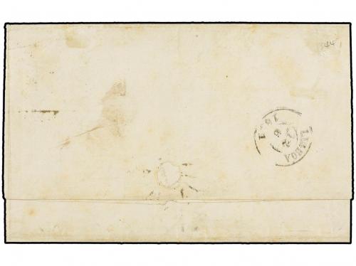 ✉ GIBRALTAR. 1861. GIBRALTAR to LISBON. Entire letter frank