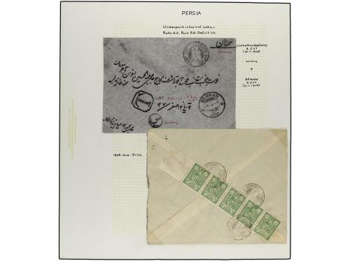 ✉ IRAN. 1926-29 issue. Thirty three covers with POSTAGE DUE