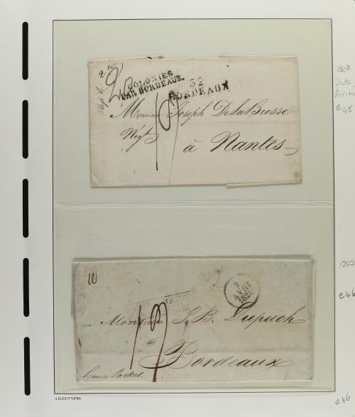 ✉ MAURICIO. 1793-1860. Group of 30 covers French and Britis