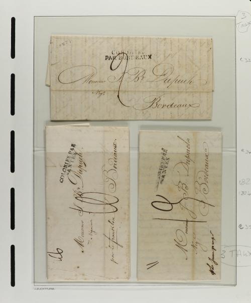 ✉ MAURICIO. 1793-1860. Group of 30 covers French and Britis