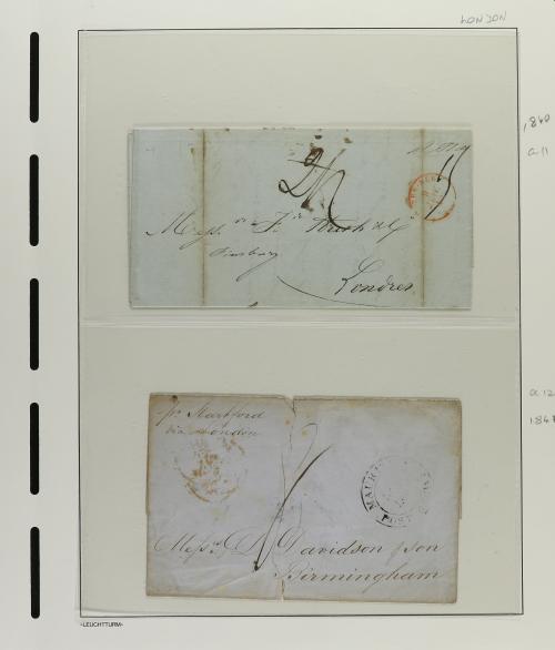 ✉ MAURICIO. 1793-1860. Group of 30 covers French and Britis