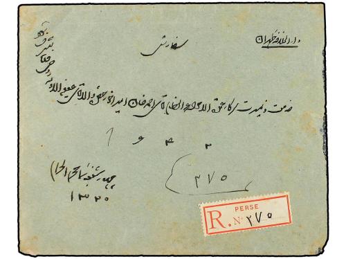 ✉ IRAN. Sc. 422, 357. 1907. SAVOUTCHBOULAG to TEHERAN. 1 ch.