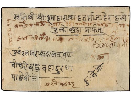 ✉ NEPAL. Mi. 22 (7). 1932. DOLAKHA envelope franked with sev