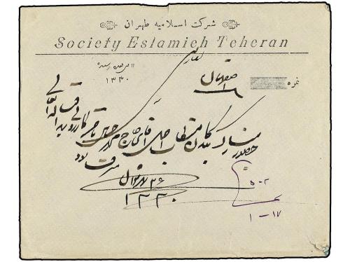 ✉ IRAN. Sc. 482 (2), 483, 488, 491. 1912. TEHERAN to ISFAHAN