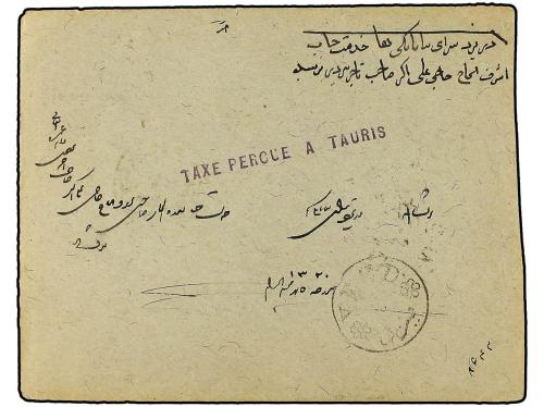 ✉ IRAN. Sc. 283. 1902. YEZD to TEHERAN. 5 ch. red tied by TE