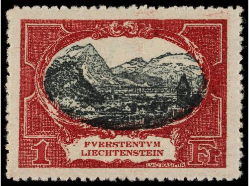 ** LIECHTENSTEIN. Mi. 53/60. 1921. COMPLETE set, never hinge