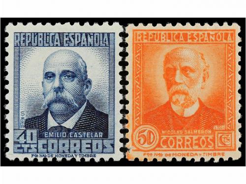 ** ESPAÑA. Ed. 655/61. SERIE COMPLETA, excelentes centrajes.