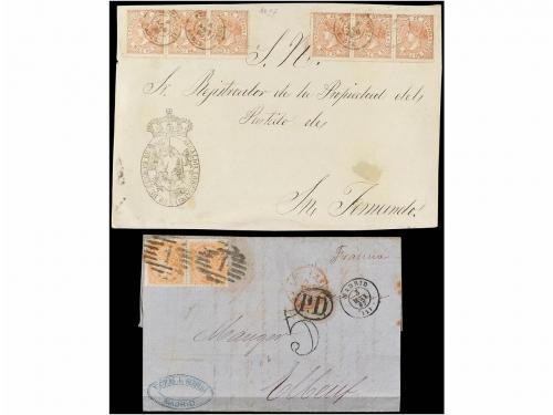 LOTES y COLECCIONES. 1860 a 1900. ESPAÑA. Conjunto de 14 car