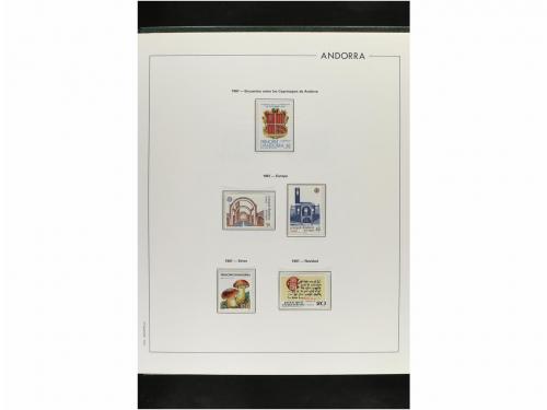 LOTES y COLECCIONES. ANDORRA. Colección 1875 al 2020 en álbu