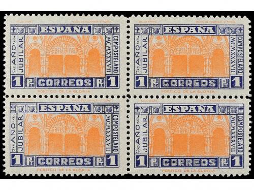 ** ESPAÑA. Ed. 833/5. 1937 AÑO COMPOSTELANO. 3 valores. SERI