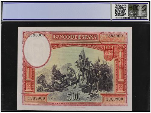 GUERRA CIVIL, ZONA REPUBLICANA. 500 Pesetas. 7 Enero 1937. P