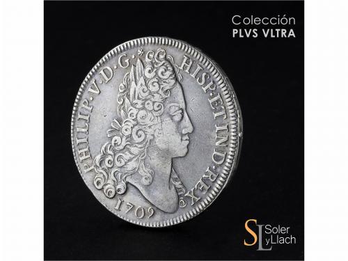 FELIPE V. 8 Reales. 1709. MADRID. J. 26,64 grs. Reverso coin
