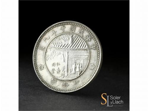 CHINA. Dollar. (1921) Año 10. HSU SHIH-CHANG. TIENTSIN. 26,9