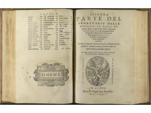 BIBLIOGRAFÍA. Appresso Guglioelmo Rovillio. 1533. PRONTUARIO