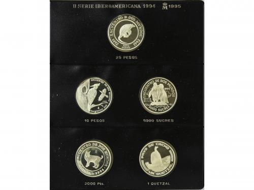 JUAN CARLOS I. Serie 10 monedas tamaño duro. 1994. II SERIE 