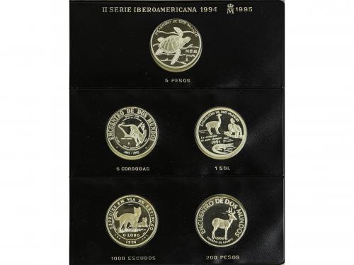 JUAN CARLOS I. Serie 10 monedas tamaño duro. 1994. II SERIE 