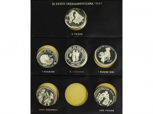 JUAN CARLOS I. Serie 12 monedas tamaño duro. 1997. III SERIE