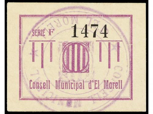 CATALUNYA. 50 Cèntims. C.M. d´ EL MORELL. Cartón. AT-1624. S