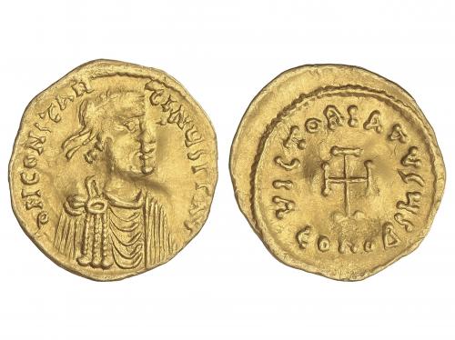MONEDAS BIZANTINAS. Tremisis. TIBERIO II CONSTANTINO (578-58