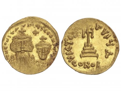 MONEDAS BIZANTINAS. Sólido. 610-641 d.C. CONSTANS II. CONSTA