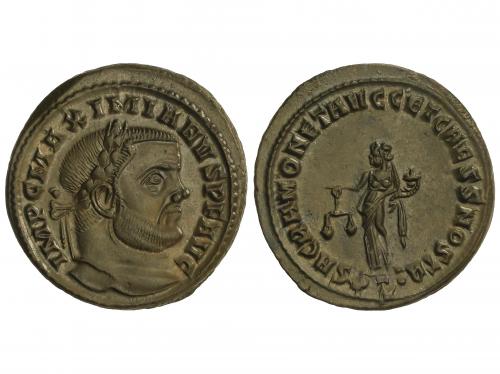IMPERIO ROMANO. Follis. 304-305 d.C. MAXIMIANO HERCULIUS. TI