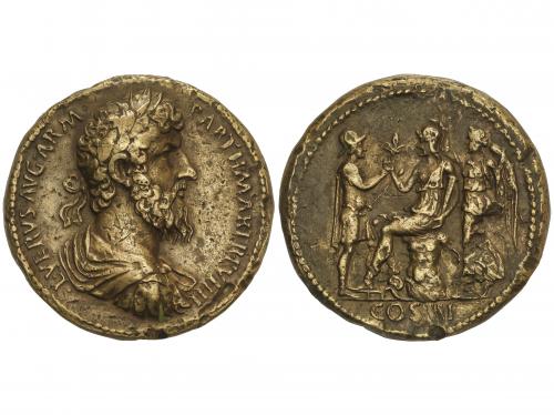 IMPERIO ROMANO. Medallón Paduano. (Siglo XVI). LUCIO VERO. G