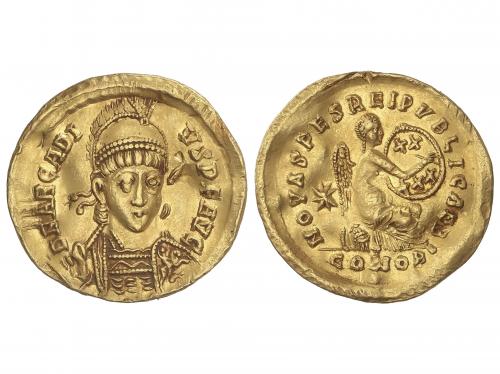 IMPERIO ROMANO. Sólido. 403-408 d.C. ARCADIO. Anv.: D. N. AR