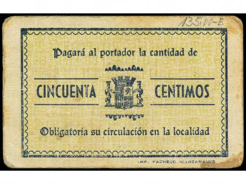 CASTILLA-LA MANCHA. 50 Céntimos. C.M. de VILLARTA (Ciudad Re