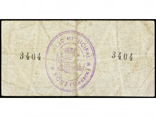 ARAGÓN-FRANJA DE PONENT. 50 Céntimos. Agosto 1937. C.M. de F