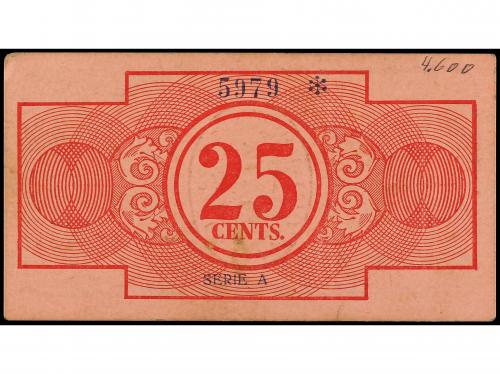 CASTILLA-LA MANCHA. 25 Céntimos. 1 Noviembre 1937. C.M. de L