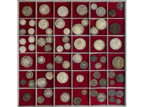 LOTES y COLECCIONES. Lote Alrededor 68 monedas. MONEDA ROMAN