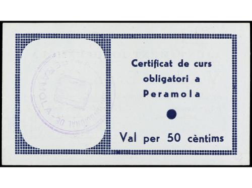 CATALUNYA. 50 Cèntims. Març 1937. Aj. de PERAMOLA. RARO. AT-