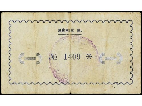 CATALUNYA. 50 Cèntims. Abril 1937. Aj. de MONT-ROIG. (Leves 