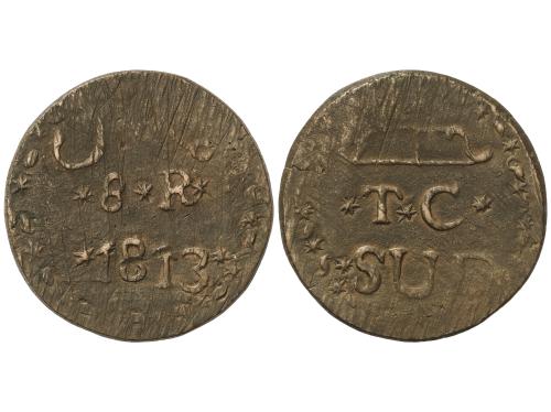 FERNANDO VII. 8 Reales. 1813. TIERRAS CALIENTES. 27,90 grs. 