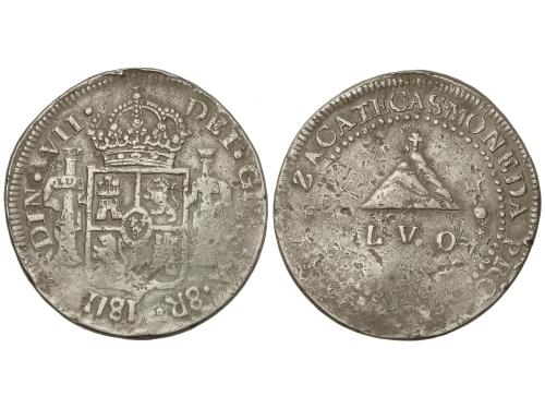 FERNANDO VII. 8 Reales. 1811. ZACATECAS. 25,19 grs. Leyenda 