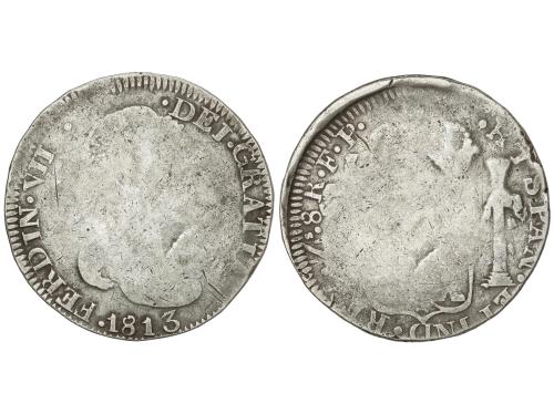 FERNANDO VII. 8 Reales. 1813. ZACATECAS. F.P. 24,98 grs. (Ac