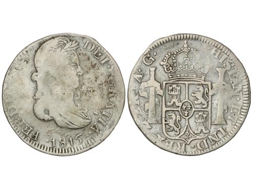 FERNANDO VI. 8 Reales. 1816. ZACATECAS. A.G. 25,49 grs. El 6