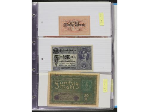 BILLETES EXTRANJEROS. Lote 132 billetes. 1904 a 2001. ALEMAN