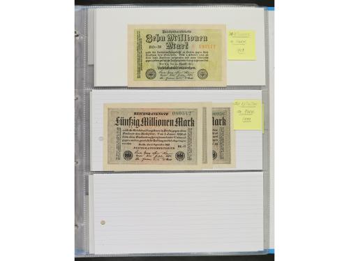 BILLETES EXTRANJEROS. Lote 132 billetes. 1904 a 2001. ALEMAN