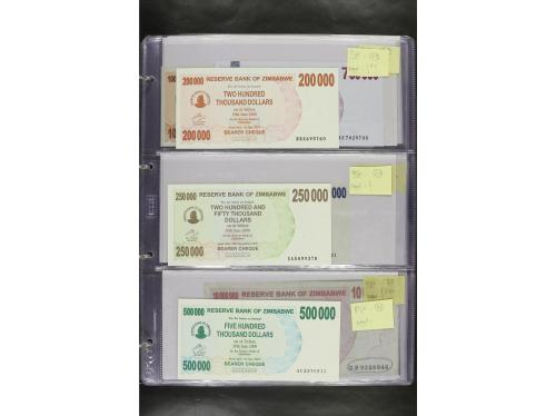 BILLETES EXTRANJEROS. Lote 700 billetes aproximadamente. 194