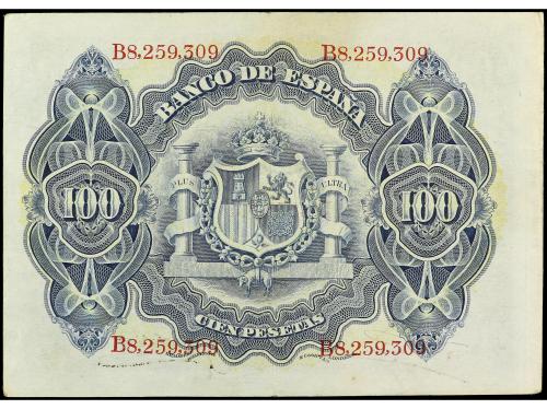 BANCO DE ESPAÑA. 100 Pesetas. 30 Junio 1906. Serie B. Ed-313