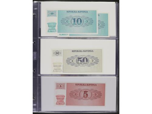 BILLETES EXTRANJEROS. Lote 207 billetes. 1944 a 2000. YUGOSL