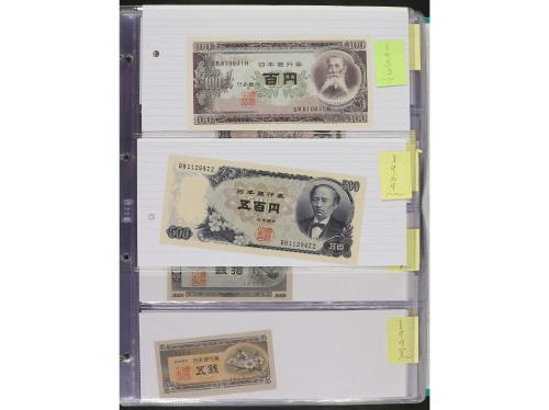 BILLETES EXTRANJEROS. Lote 103 billetes. 1916 a 2005. JAPÓN 