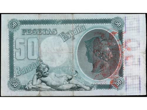 BANCO DE ESPAÑA. 50 Pesetas. 2 Enero 1898. Jovellanos. Con s