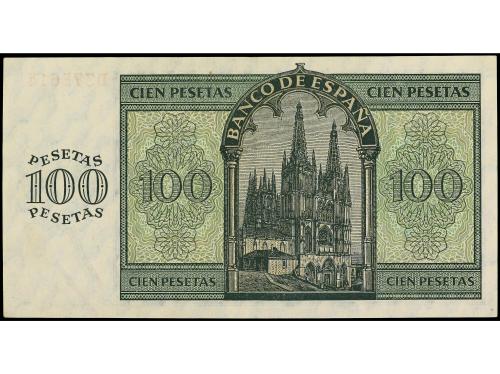 ESTADO ESPAÑOL. 100 Pesetas. 21 Novembre 1936. Catedral de B