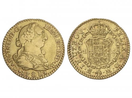 CARLOS III. 1 Escudo. 1788. MADRID. M. 3,26 grs. (Anverso li