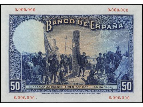 BANCO DE ESPAÑA. 50 Pesetas. 17 Mayo 1927. Alfonso XIII. Num